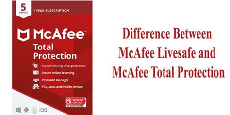 difference between mcafee livesafe and total protection|how good is mcafee livesafe.
